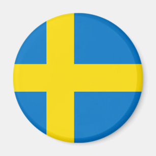 Totally Swedish Flag Magnet