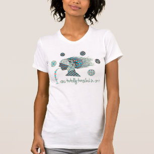 "Totally Tangled in Art Graphic T-Shirt