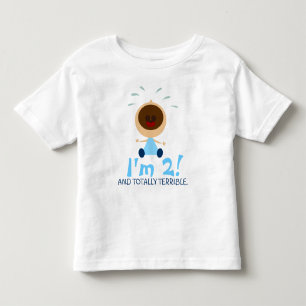 Totally Terrible Twos T-Shirt for Toddlers