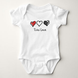 Totally Trini Love Baby Body Suit Bodysuit