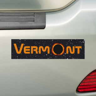 Totally Vermont 2024 Solar Eclipse  Bumper Sticker