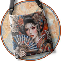 TOTE - Asian Woman in Traditional Attire