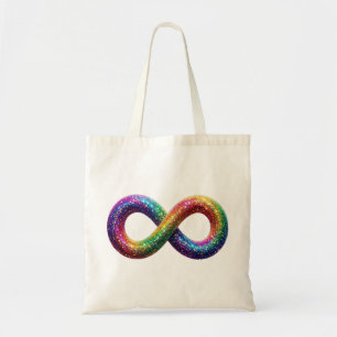 tote, autism, infinity sign tote bag