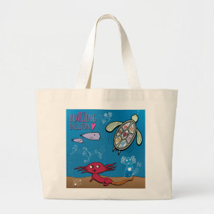 Tote - Axolotls Under the Sea - Buellton.Art