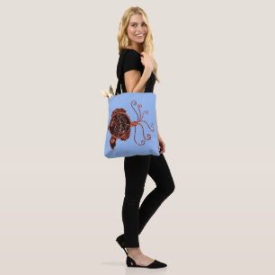 Tote Bag (ao) - Copper and Beads Fish