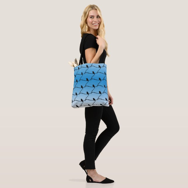 Tote Bag (ao) - Hummingbird Mosaic (On Model)