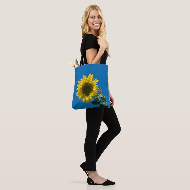 Tote Bag (ao) - Large Sunflower (On Model)