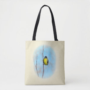 Tote Bag (ao) - Yellow Finch on Branch