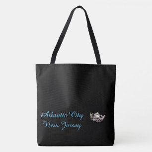 Tote Bag-Atlantic City Miss America Style Crown Bag