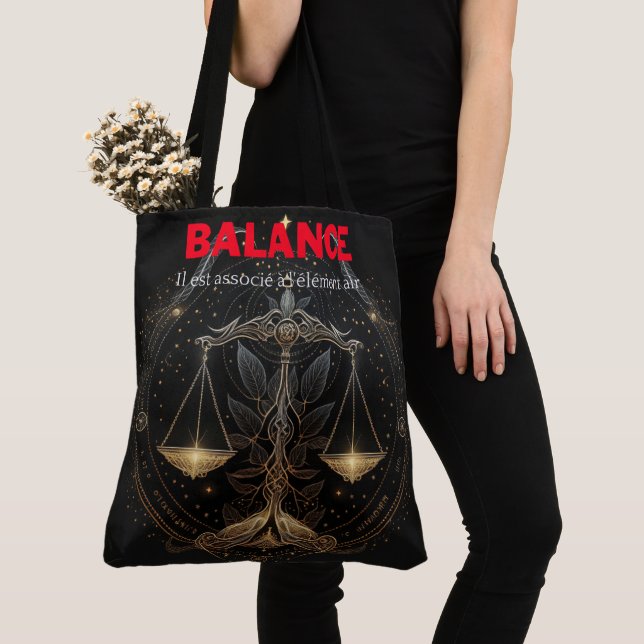 Tote Bag Balance (Close Up)
