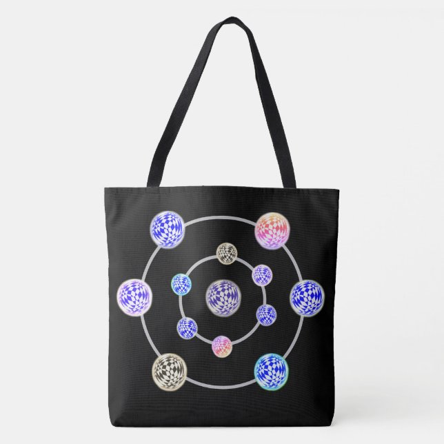 Tote Bag - Balls in Orbit (Front)