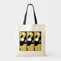 Tote Bag: Beardsley Illustration- The Yellow Book