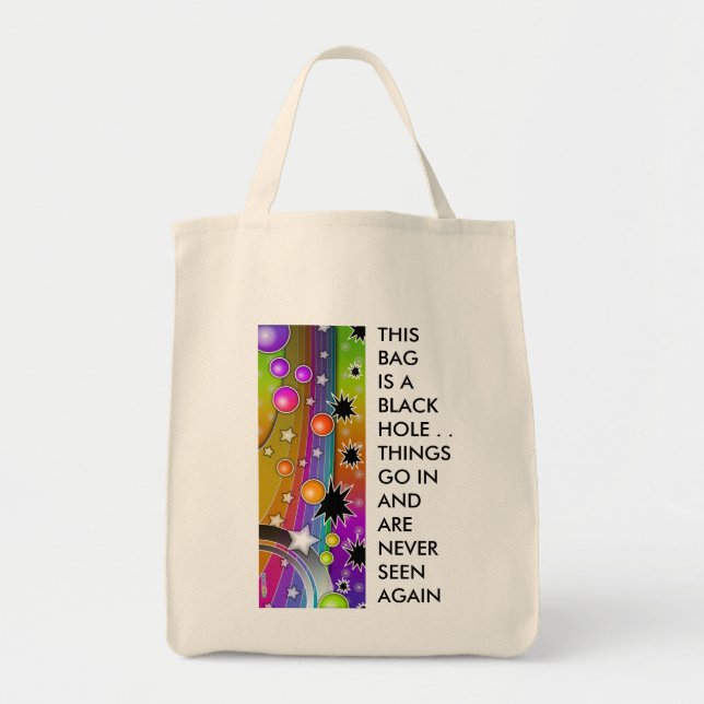 Tote Bag - BIG BANG BLACK HOLE POP ART (Front)