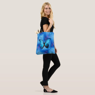 Tote Bag Blue Butterfly