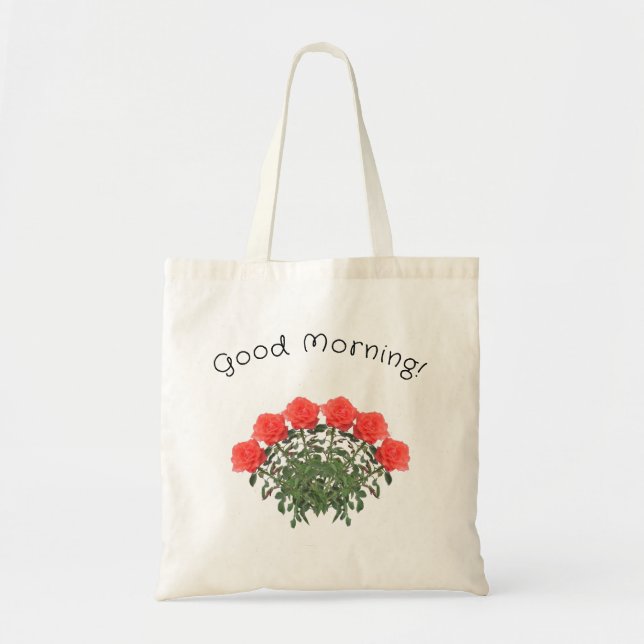 Tote Bag - Bouquet of Pink Roses (Front)