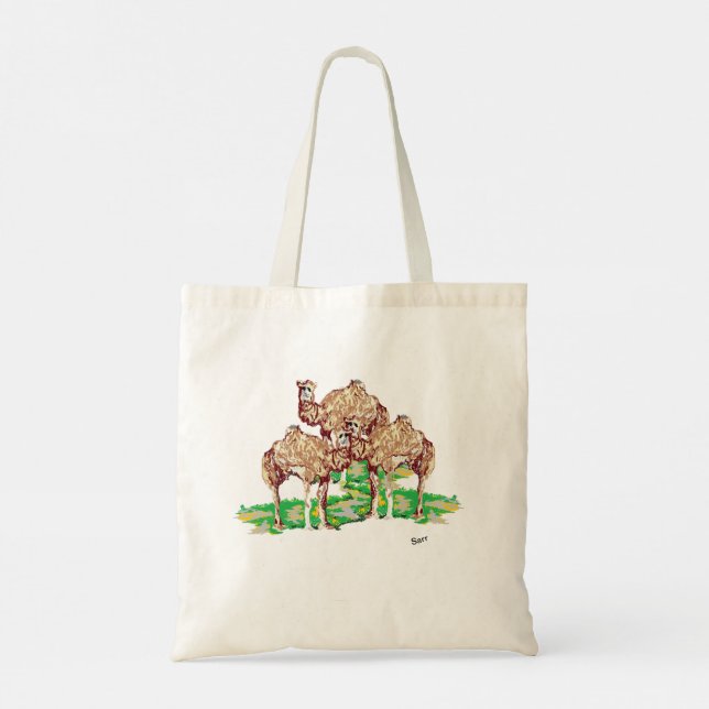 Tote Bag : Camels (Back)