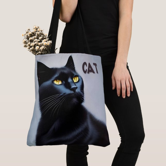 Tote Bag cat (Close Up)