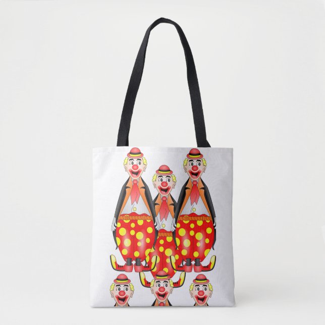 tote bag clowns circus (Front)