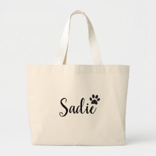 Tote Bag, Custom dog mum Gift, Personalised Pet B