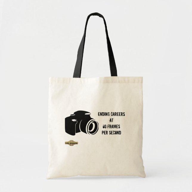 Tote bag  "ending careers 60 frames per sec" (Front)