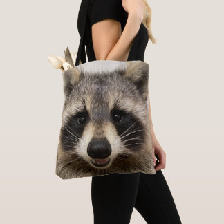 Tote bag featuring "Animal" the Racoon