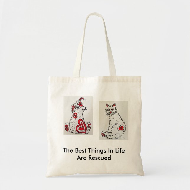 Tote Bag for Animal Rescue Awareness (Front)