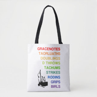 Tote Bag for Bagpipers