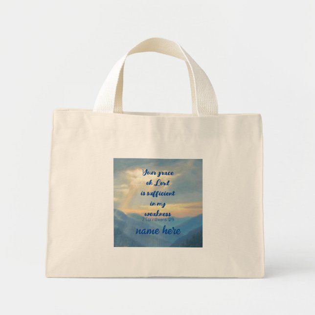 Tote Bag for Bible Study, Class, Personal Use (Front)