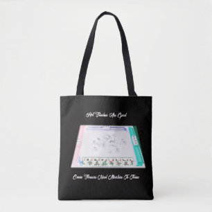 Tote bag for mahjong lovers with hot flashes