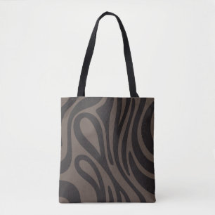 Tote bag for women, with Zebra effect