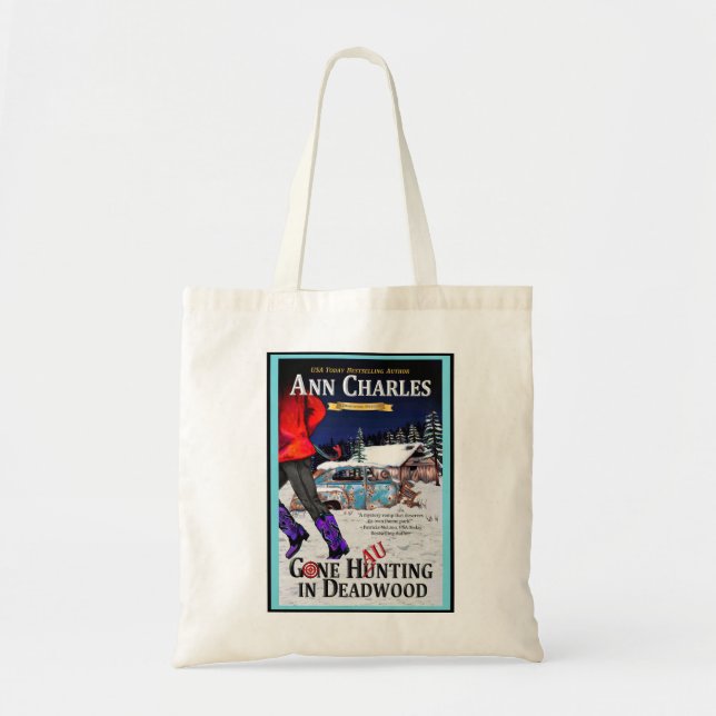 Tote bag GONE HAUNTING in DEADWOOD cover art (Front)