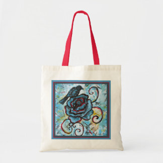 Tote Bag hand-drawn Crow