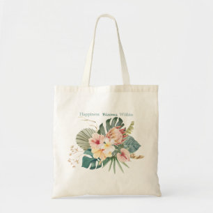 Tote Bag HAPPINESS BLOOMS WITHIN