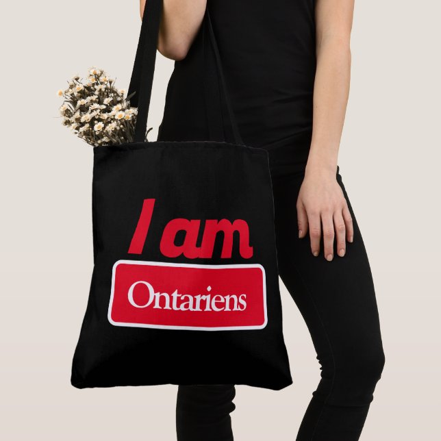 Tote Bag i am Ontarians (Close Up)