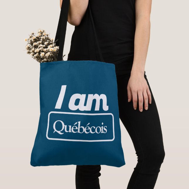 Tote Bag i am Québécois (Close Up)