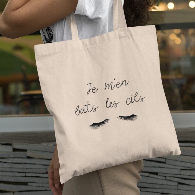 Tote bag I'm fighting my lashes (Creator Uploaded)