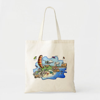 Tote bag image of the site of paragliding of