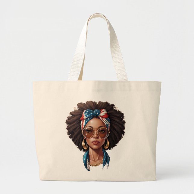 tote bag Juneteenth, freedom bag, women bag (Front)