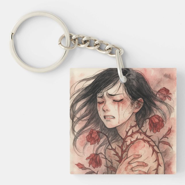 Tote Bag Key Ring (Front)