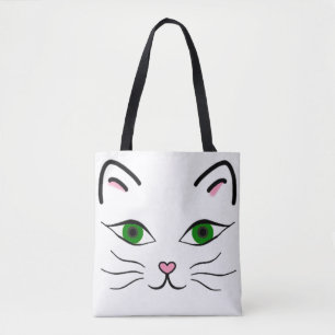 Tote Bag - Kitty Face