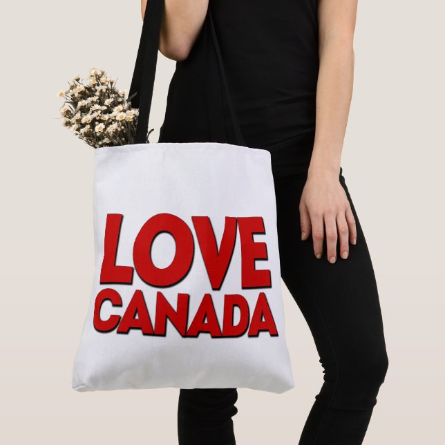 Tote Bag Love canada (Close Up)
