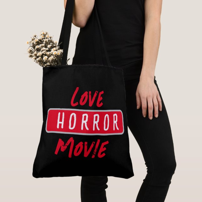 Tote Bag love horror movie (Close Up)