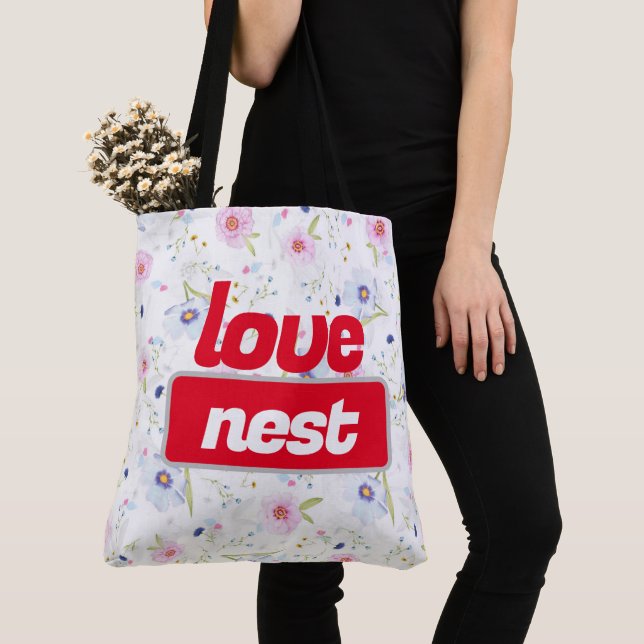 Tote Bag love nest (Close Up)