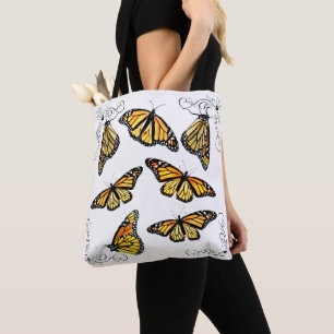Tote Bag Monarch Butterflies
