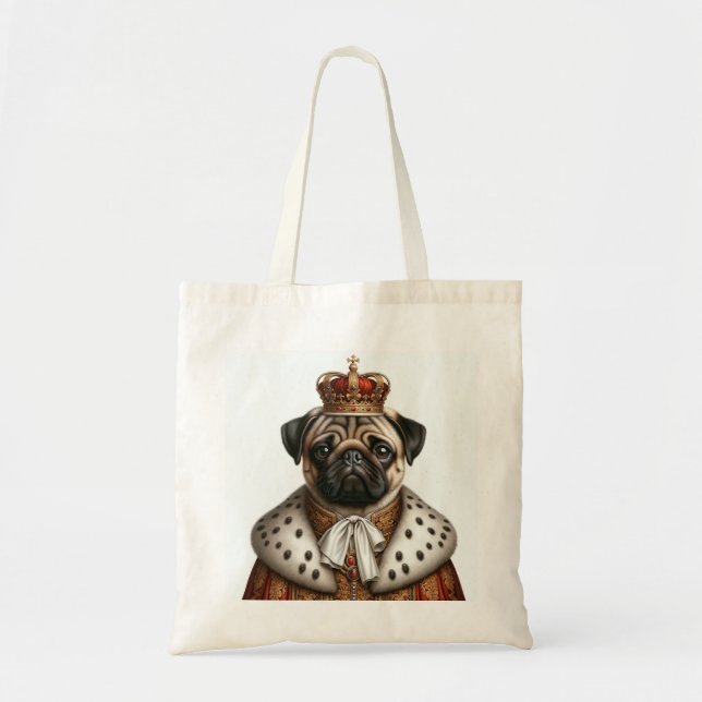 Tote Bag Mops König (Front)