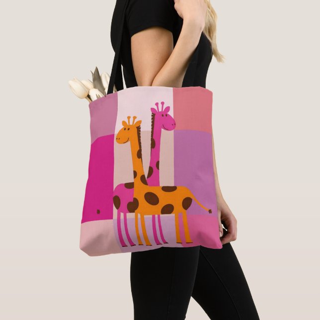 Tote Bag Mother's Day Giraffe (Close Up)