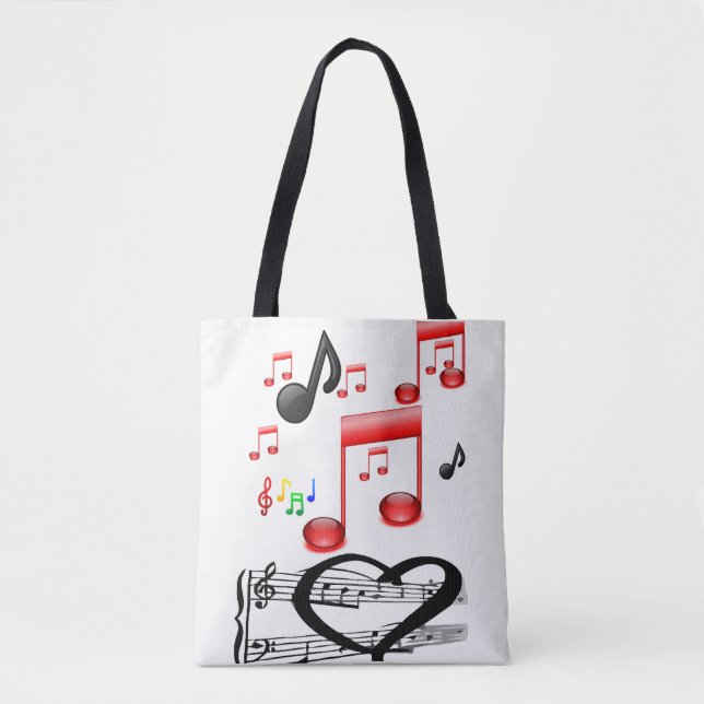 tote bag music rock (Front)