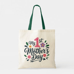 Tote Bag-My First Mother's Day Tote Bag