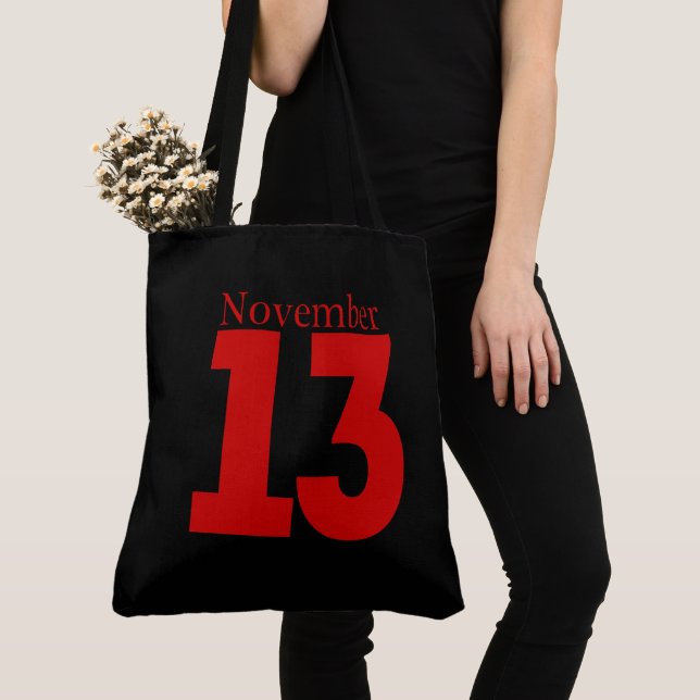 Tote Bag November 13 (Close Up)