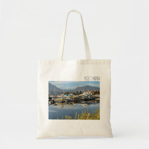 Tote bag of Okanagan Lake in Kelowna, Canada.